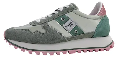 Immagine prodotto di Scarpe da ginnastica Blauer USA Millen, da donna, con lacci, colore verde, modello casual