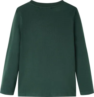 Produktbild von vidaXL Kinder-Langarmshirt Dunkelgrün 104