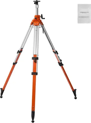 Produktbild von Professionelles Aluminium-Stativ für Laser- und Nivelliergeräte - Höhenverstellbar 1145-2905mm - Robustes Baustativ