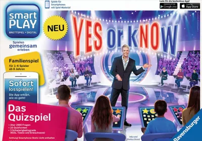 Produktbild von Ravensburger Yes or Know, Brettspiel, Trivia, 8 Jahr(e), Familienspiel