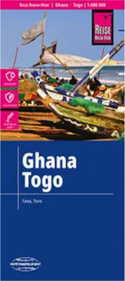 Immagine prodotto di Mappa di Reise Know-How Ghana, Togo (1:600.000)