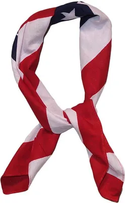 Produktbild von Bandana mit amerikanischer Flagge – Taschentuch mit amerikanischer Flagge – Bandana – Schal – 50/50 cm – Vereinigte Staaten Amerika-Stirnband – USA – Amerika – CHPN