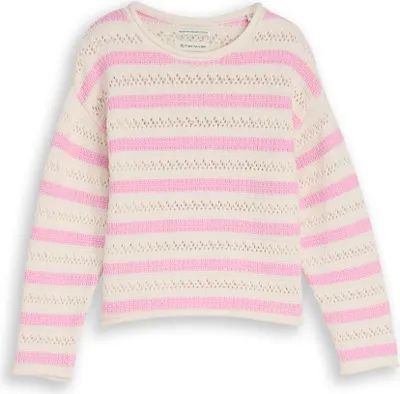 Produktbild von Tom Tailor 1049905_128/134, Kind, Weiblich, Rose, 128/134, Langärmlig, 50% Baumwolle, 50% Baumwolle (organic)