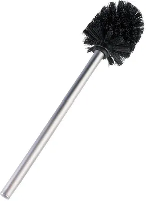 Produktbild von Unyqoos® WC-Bürste – rostfreier, mattierter Edelstahlstiel und wechselbarer Bürstenkopf für hygienische, gründliche Toilettenreinigung