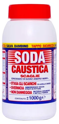Imagen del producto de Hidróxido de sodio en escamas, 1 kg