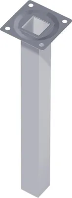 Produktbild von Element System Möbelfuß Höhe 150mm Tragkraft je Fuß 50kg VK-Stahlrohr 25x25mm schwarz - 11101-  00010
