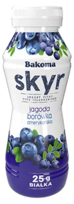Obrázok produktu pre Bakoma Skyr čučoriedkový a borůvkový jogurtový nápoj 300 g