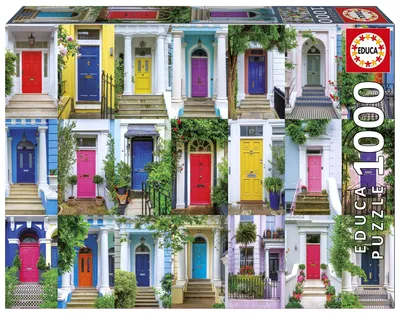 Immagine prodotto di Puzzle - EDUCA - Gates of Notting Hill - 1000 pieces - Theme Architecture - 68 x 48 cm