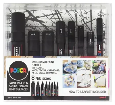 Produktbild von Posca 8 Nib Size Marker   Kinder  One Size
