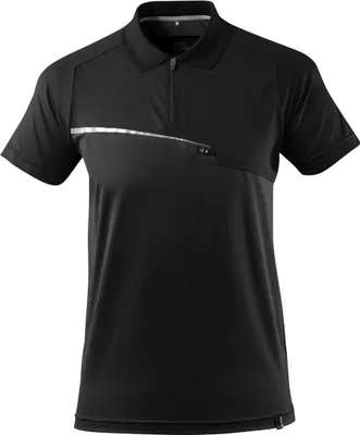 Produktbild von Mascot ADVANCED Poloshirt feuchtigkeitstransportierend Gr. L schwarz