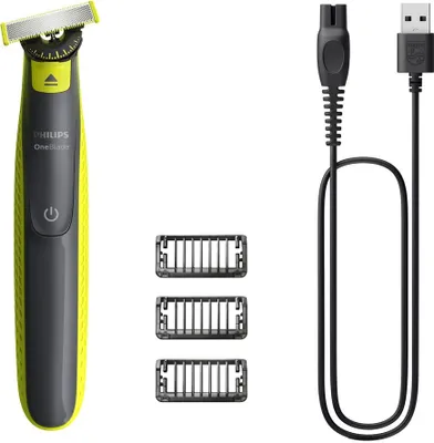 Produktbild von Philips | Elektrischer Rasierer - OneBlade 360 QP2724/23 - Schwarz - Präzise, Vielseitig, Hautschonend