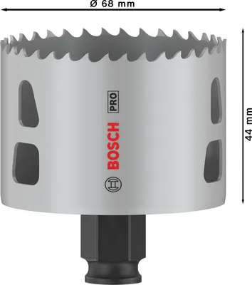 Zdjęcie produktu dla Bosch PRO Multi Material PC Plus, Pojedyńczy, Wiertarka, Płyty gipsowo-kartonowe, Metal, Metale nieżelazne, Plastik, Miękkie drewno, Czarny, Szary, Stal kobaltowa, Stop kobaltu stali szybkotnącej (HSS-Co)