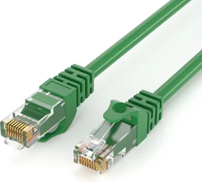 Produktbild von CAT 6 Patchkabel RJ45 Rohkabel LAN Kabel Ethernet Netzwerkkabel - Grün 10m