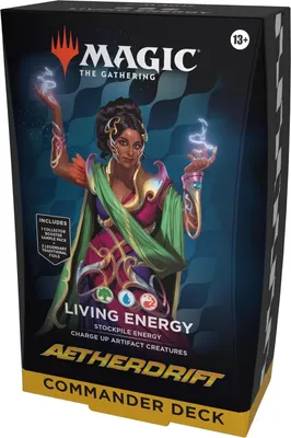 Produktbild von Magic: The Gathering Aetherdrift Commander Deck Living Energy - Englisch