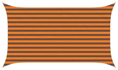 Obrázek produktu pro vidaXL Sluneční plachta, oranžová a hnědá, 3,5 x 2 m, 100 % polyester Oxford