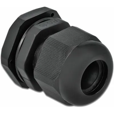 Produktbild von DeLOCK Kabelverschraubung PG16 10 Stück schwarz, Schwarz, Kunststoff, 10 Stück(e), PG16, 1,4 cm, IP68