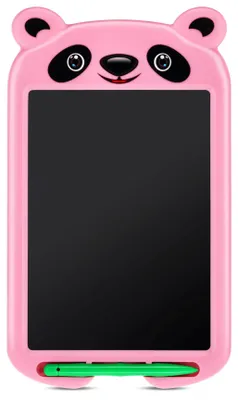 Productafbeelding van LCD-tekenbord voor kinderen, magisch bord van 8,5 inch met pen, schrijf- en notitiebord voor kinderen, verkrijgbaar in de kleuren panda, roze en zonnegeel