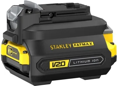 Image de Adaptateur de Batterie Stanley Fatmax V20, Pour Outils 18V Ancienne Génération, Compatible Batteries V20, SFMCB100-XJ