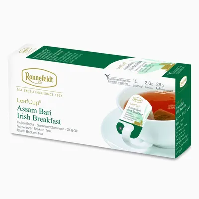 Produktbild von LeafCup Assam Bari Irish Breakfast (15x2,6g) 1 Pack