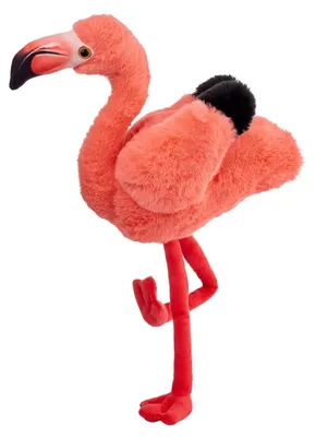 Immagine prodotto di Mascotte fenicottero realistico - 35/20 cm
