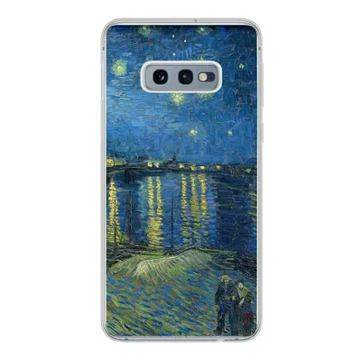 Produktbild von MuchoWow® Handyhülle Schutzhülle Hülle für Samsung Galaxy S10e Die sternenklare Nacht - Vincent van Gogh Silikon Softcase Handy Hülle - Handy