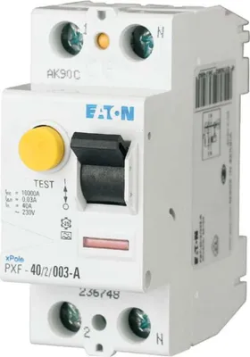 Zdjęcie produktu dla Wyłącznik różnicowoprądowy Eaton PXF-25/2/03-A (236746)