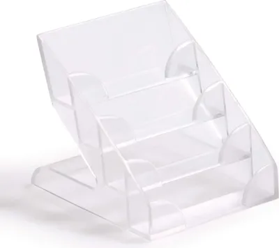 Produktbild von DURABLE Visitenkartenaufsteller, 243919 transparent