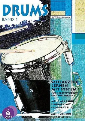 Produktbild von Drums 1. Schlagzeug lernen mit System! Inkl. 2 CDs