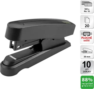 Obrázek produktu pro Novus - sešívačka B 10 FC Professional re+new, 20 listů, černá