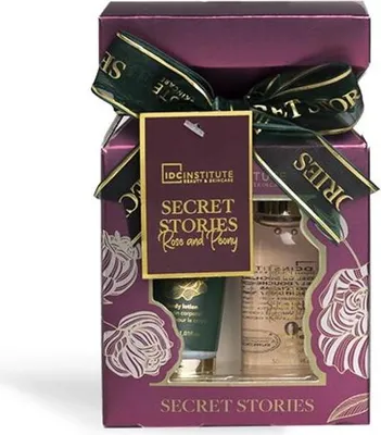 Produktbild von Körperpflege Set - Secret Stories - 50 Ml Duschgel + 30 Ml Balsam - Eleganter Rosenduft - Geschenkidee Für Frauen