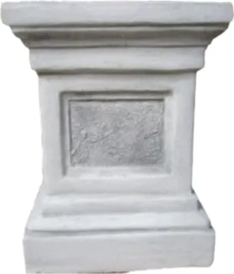 Produktbild von Schöner großer Sockel aus Steinguss perfekt für den Garten die Terrasse oder den Vorgarten ist Frostfest Witterungsbeständig und Neu 60cm H, PO-211