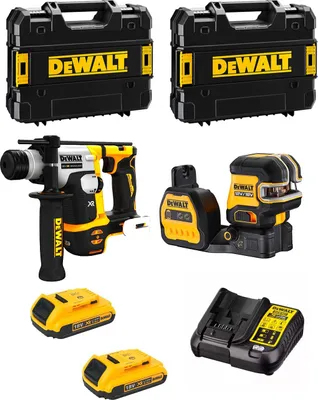 Produktbild von DeWALT Kit MTPROF04 (DCH172 + DCE088NG18 + 2 x 2,0 Ah + DCB107 + 2 x TSTAK II)