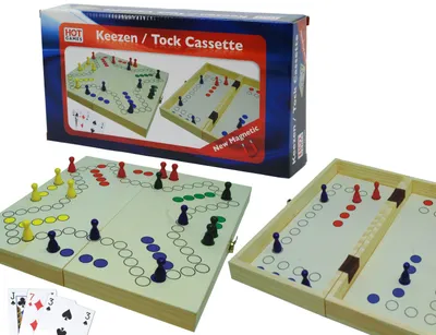 Zdjęcie produktu dla HOT games Keezen kaseta 30cm.4+2 os.fot.