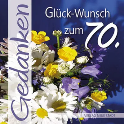 Produktbild von Glück-Wunsch zum 70.