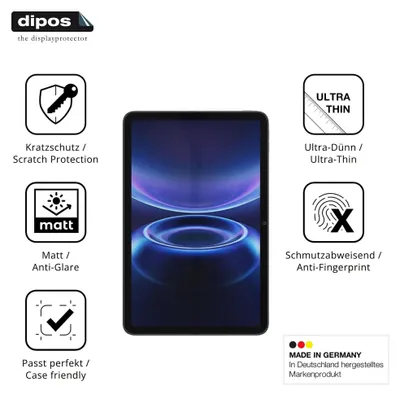 Produktbild von 2x Schutzfolie für Redmi Pad 2 SE matt Displayschutzfolie Folie Display Schutz dipos