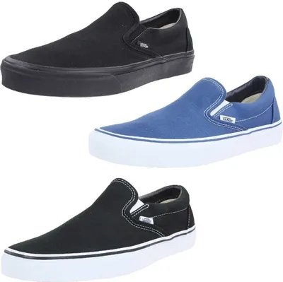 Produktbild von VANS Classic Slip On Sneaker Skate Schuhe Klassiker , Schuhgröße:36.5 EU, Farbe:Navy