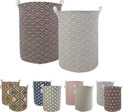 Obrázok produktu pre Košík na prádlo Famanu, 45 x 35 cm – dostupné v rôznych farbách a vzoroch