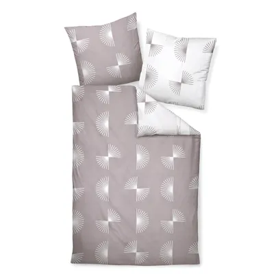 Produktbild von Janine Mako-Satin Bettwäsche J.D. 87073 taupe 240x220 cm + 2x 80x80 cm