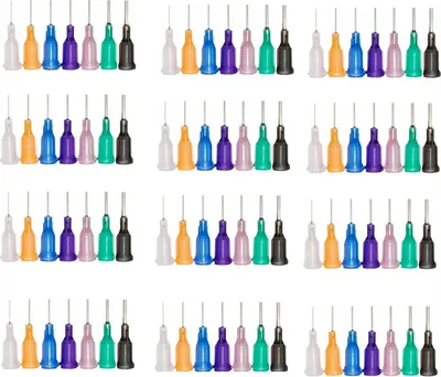 Produktbild von 84 stück Dosiernadel Set für Dosierspritze Löten Lötpaste Flüssigkeiten 84 Typen