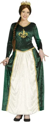 Mittelalterliches Prinzessin Fiona Kostüm für Damen, Gr. L