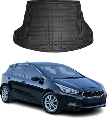 Zdjęcie produktu dla Wykładzina bagażnika do Kia Ceed Estate 2012-2018 guma TPE czarna