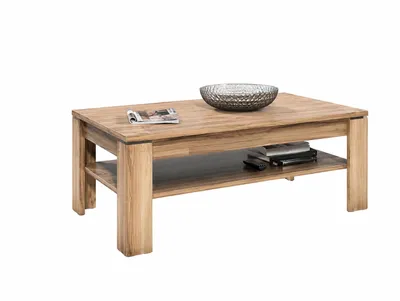 Produktbild von Couchtisch B 110 x H 46 x T 65 cm TABEA – Kernbuche massiv geölt, KI-generiertes Bild