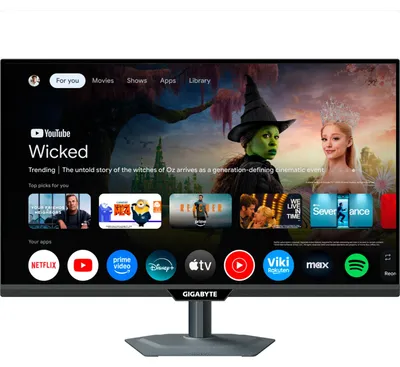Zdjęcie produktu dla GIGABYTE M27QS, 68,6 cm (27"), 2560 x 1440 px, Quad HD, LED, 1 ms, Czarny