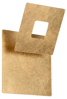Image de Applique murale LED or orientable, hauteur 18cm