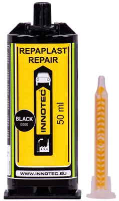 Produktbild von INNOTEC Repaplast Repair 50 ml schwarz Doppelkartusche
