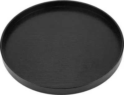 Obrázok produktu pre Kruhový podnos 33 cm, čierny, na nápoje