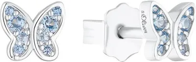 Produktbild von Schmetterlings Ohrstecker für Mädchen aus 925er Silber von s.Oliver