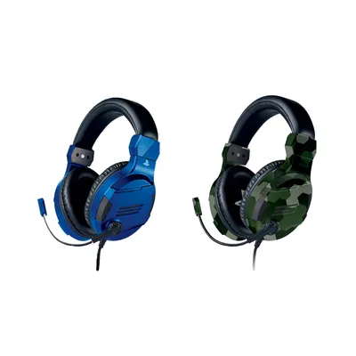 Immagine prodotto di Bigben Interactive PS4OFHEADSETV3G Auricolare Cablato A Padiglione Giocare Blu