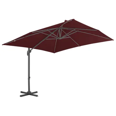 Immagine prodotto di Ombrellone a Sbalzo con Palo in Alluminio 400x300 cm Bordeaux