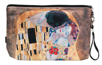 Obrázek produktu pro Toaletní taška Fridolin, Klimt, Polibek, 25 x 16 x 3 cm č. 19381